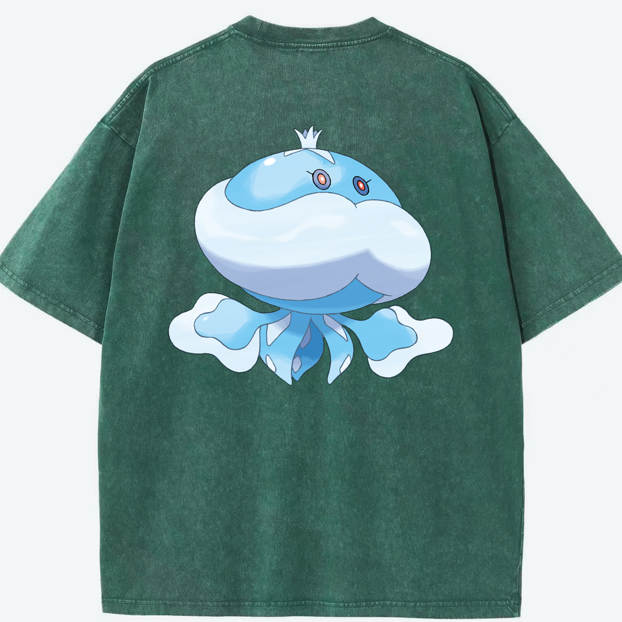（画像用） ポケットモンスター Pokémon 綿100% ヴィンテージ風 半袖Tシャツ（背面プリント）